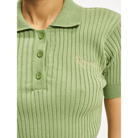 Karl Kani Γυναικεία κοντομάνικη μπλούζα Chest Signature Knit Polo Tee
